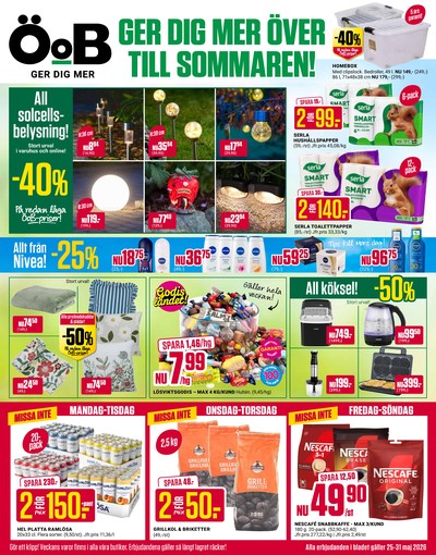 ÖoB reklamblad i vecka 22 sida 1