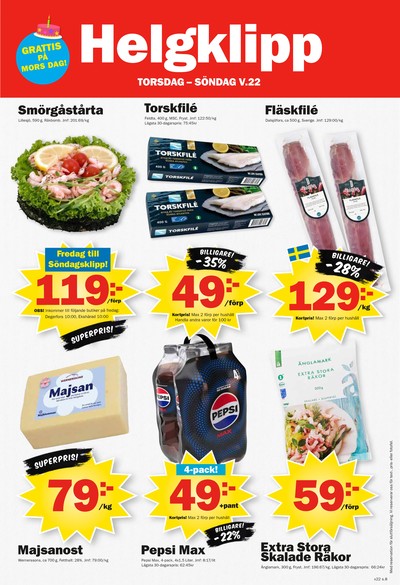 Pekås reklamblad i vecka 22 sida 8