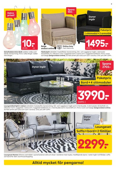 Rusta reklamblad i vecka 22 sida 9