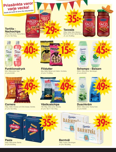 Matöppet reklamblad i vecka 22 sida 3