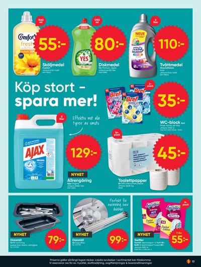 Dollarstore reklamblad i vecka 23 sida 13