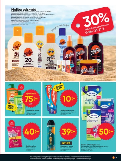Dollarstore reklamblad i vecka 23 sida 15