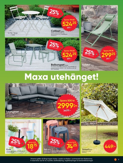 Dollarstore reklamblad i vecka 23 sida 7