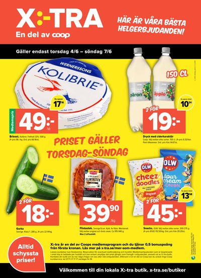X:-tra reklamblad i vecka 23 sida 4