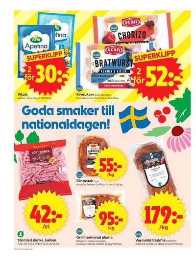ICA Supermarket reklamblad i vecka 23 sida 4