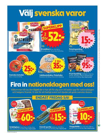 ICA Supermarket reklamblad i vecka 23 sida 10