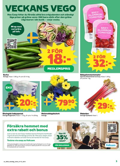 Coop reklamblad i vecka 23 sida 3