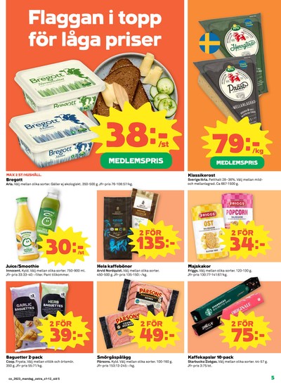 Coop reklamblad i vecka 23 sida 5