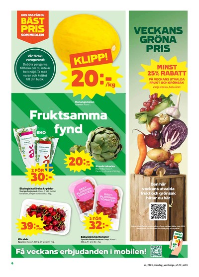 Stora Coop reklamblad i vecka 23 sida 6