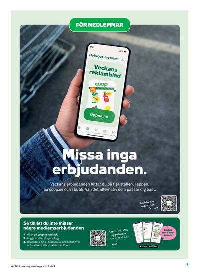 Stora Coop reklamblad i vecka 23 sida 9