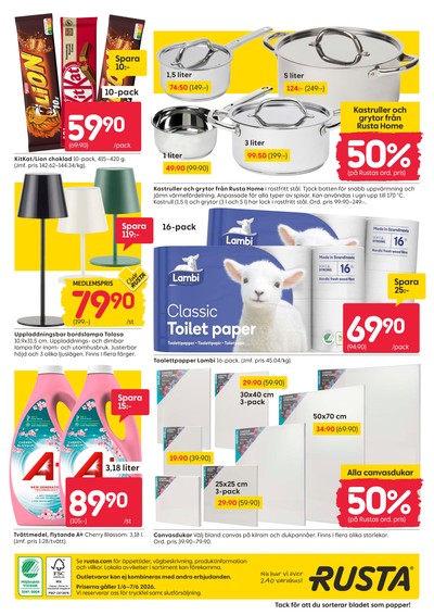 Rusta reklamblad i vecka 23 sida 16