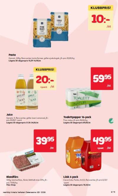 Östenssons reklamblad i vecka 23 sida 2