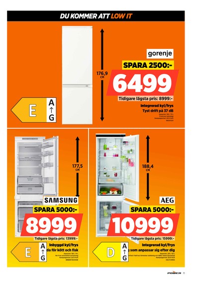 Power reklamblad i vecka 23 sida 71