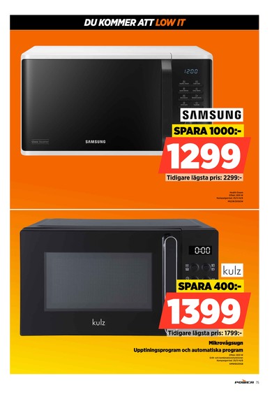 Power reklamblad i vecka 23 sida 75