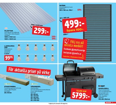 Jem & Fix reklamblad i vecka 23 sida 5