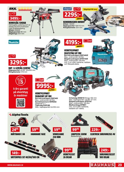 Bauhaus reklamblad i vecka 23 sida 23