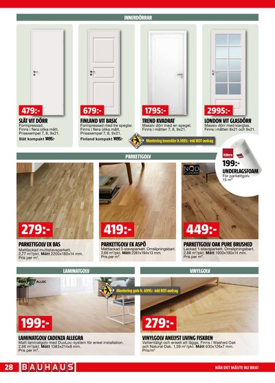 Bauhaus reklamblad i vecka 23 sida 28