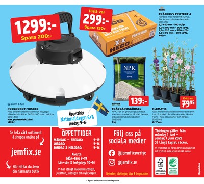 Jem & Fix reklamblad i vecka 23 sida 20