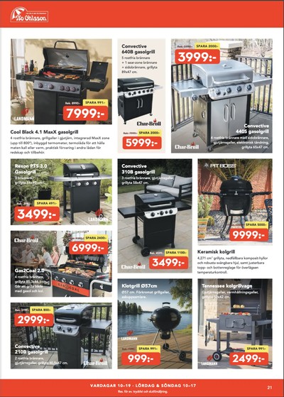 Bo Ohlsson reklamblad i vecka 24 sida 21