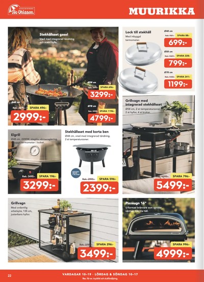 Bo Ohlsson reklamblad i vecka 24 sida 22