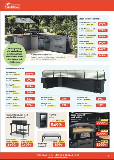 Bo Ohlsson reklamblad i vecka 24 sida 23