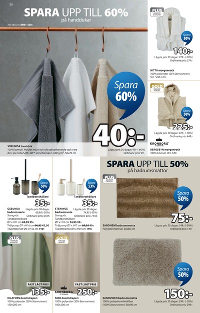 Jysk reklamblad i vecka 24 sida 21