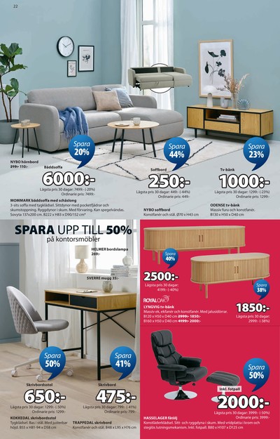 Jysk reklamblad i vecka 24 sida 23