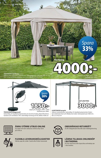 Jysk reklamblad i vecka 24 sida 9
