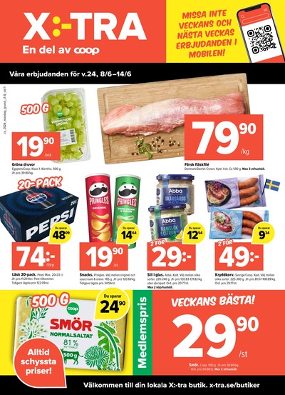 X:-tra reklamblad i vecka 24 sida 1