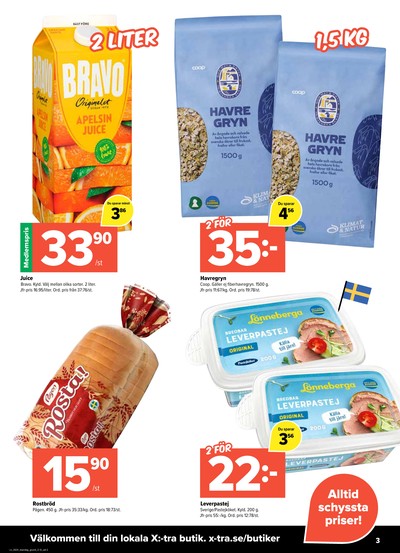 X:-tra reklamblad i vecka 24 sida 3