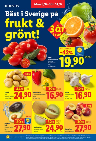Lidl reklamblad i vecka 24 sida 2