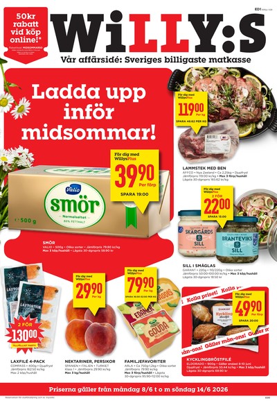WILLY:S reklamblad i vecka 24 sida 1