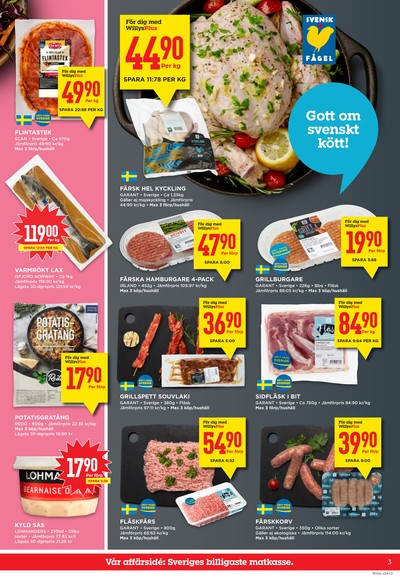 WILLY:S reklamblad i vecka 24 sida 3