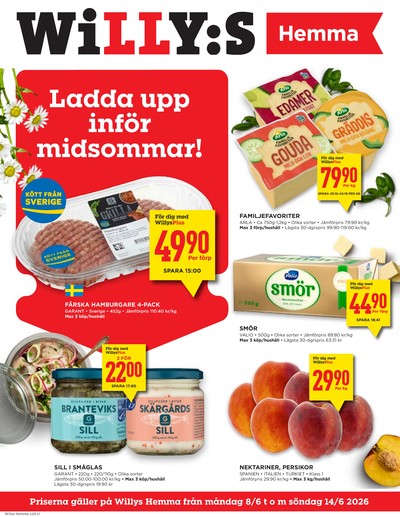 WILLY:S hemma reklamblad i vecka 24 sida 1