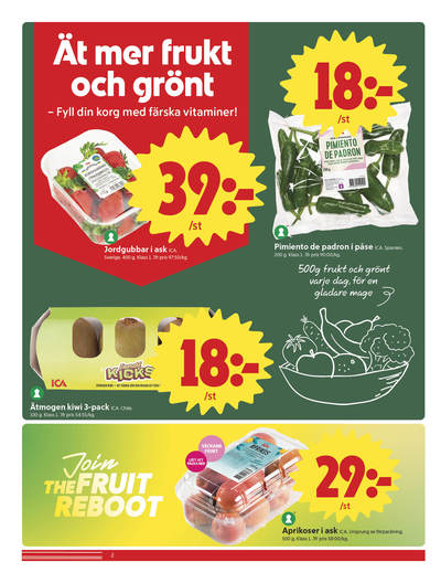 ICA Nära reklamblad i vecka 24 sida 2
