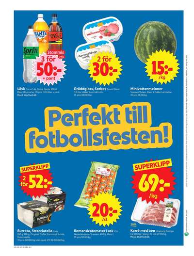 ICA Supermarket reklamblad i vecka 24 sida 10