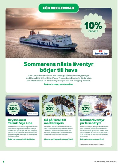 Coop reklamblad i vecka 24 sida 8