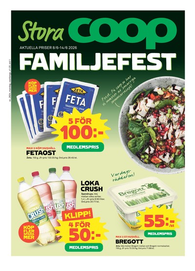 Stora Coop reklamblad i vecka 24 sida 1