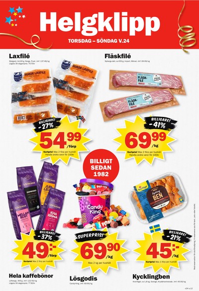 Pekås reklamblad i vecka 24 sida 12
