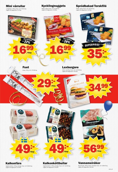 Pekås reklamblad i vecka 24 sida 9