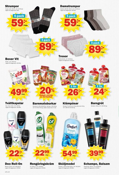 Pekås reklamblad i vecka 24 sida 10