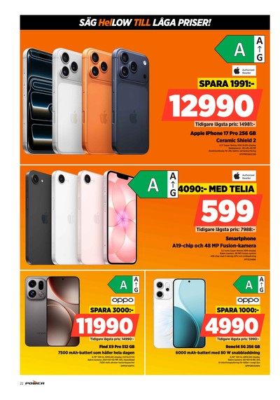 Power reklamblad i vecka 24 sida 22