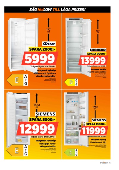 Power reklamblad i vecka 24 sida 73