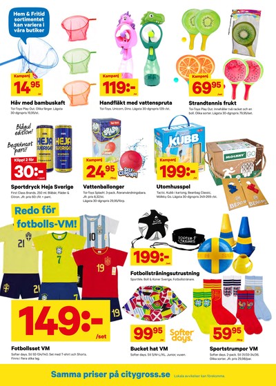 City Gross reklamblad i vecka 24 sida 10