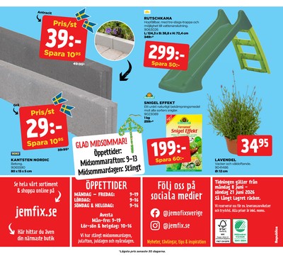 Jem & Fix reklamblad i vecka 24 sida 16