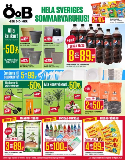 ÖoB reklamblad i vecka 24 sida 1