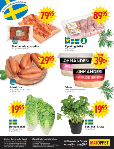 Matöppet reklamblad i vecka 24 sida 4