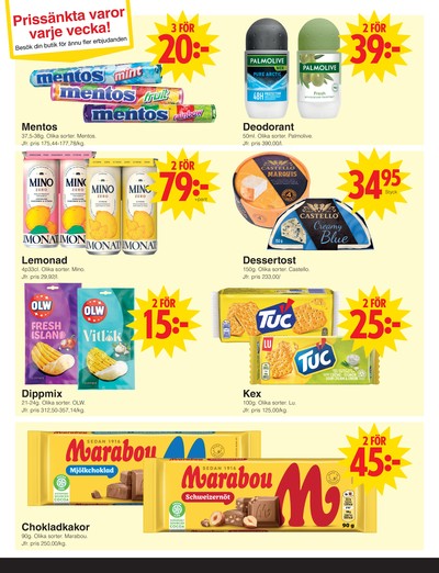Matöppet reklamblad i vecka 24 sida 3