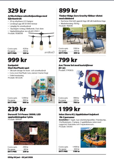 Costco reklamblad i vecka 25 sida 2