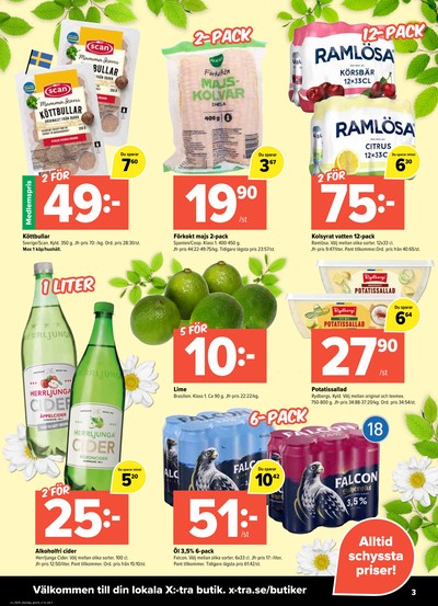 X:-tra reklamblad i vecka 25 sida 3